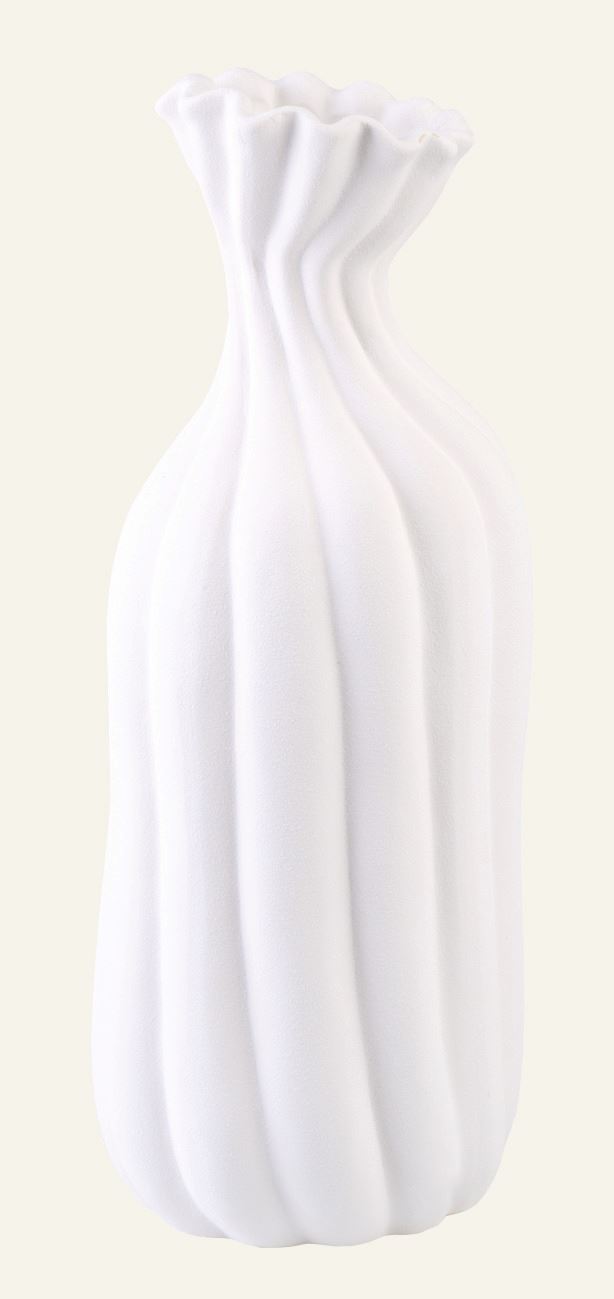 Vaas valge - 15x15x39,5 cm valge - 1