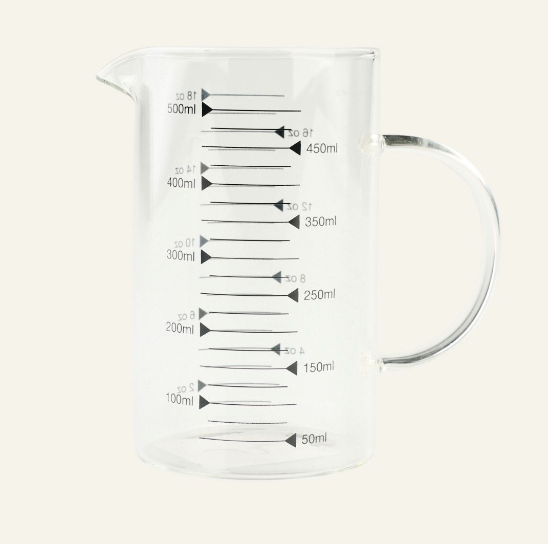 Mõõtetops läbipaistev - 500 ml läbipaistev - 1