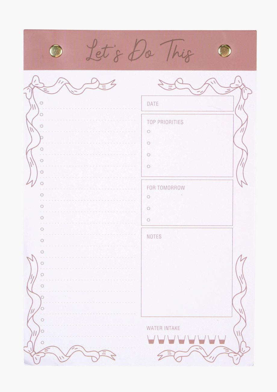 Nädala planeerija roosa - 14,5x21 cm roosa - 1