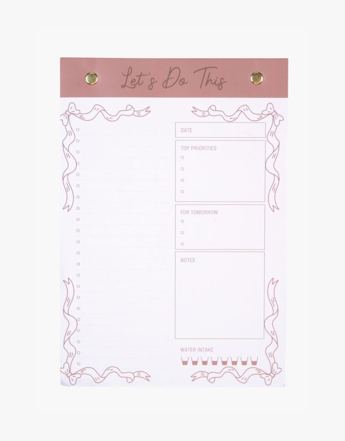 Nädala planeerija roosa - 14,5x21 cm roosa - 1