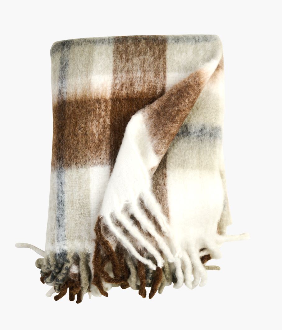 Pleed mitmevärviline/pruun - 130x170 cm mitmevärviline/pruun - 1