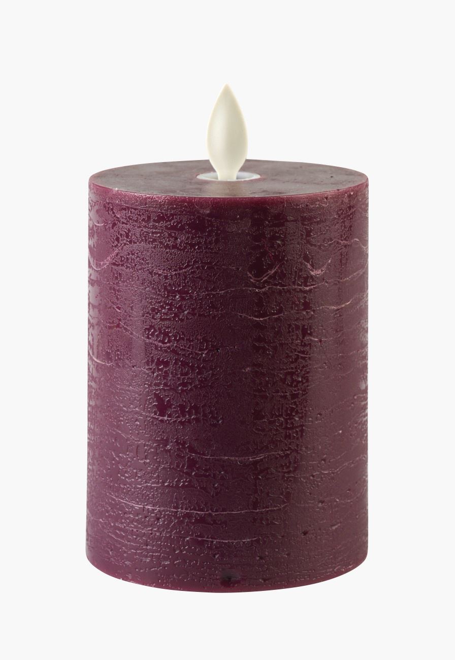 Led-lauaküünal tumepunane - 7,5x7,5x10 cm tumepunane - 1