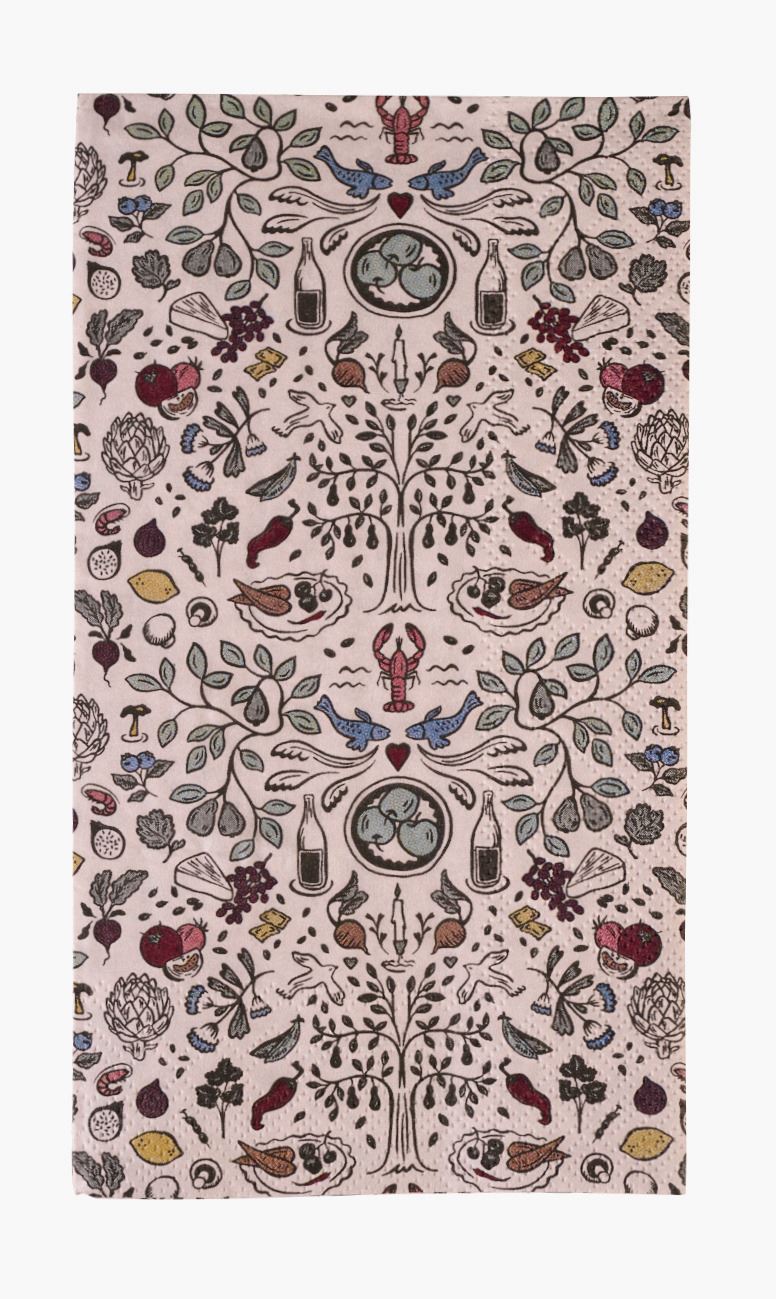 Pabersalvrätik mitmevärviline - 33x42 cm mitmevärviline - 1