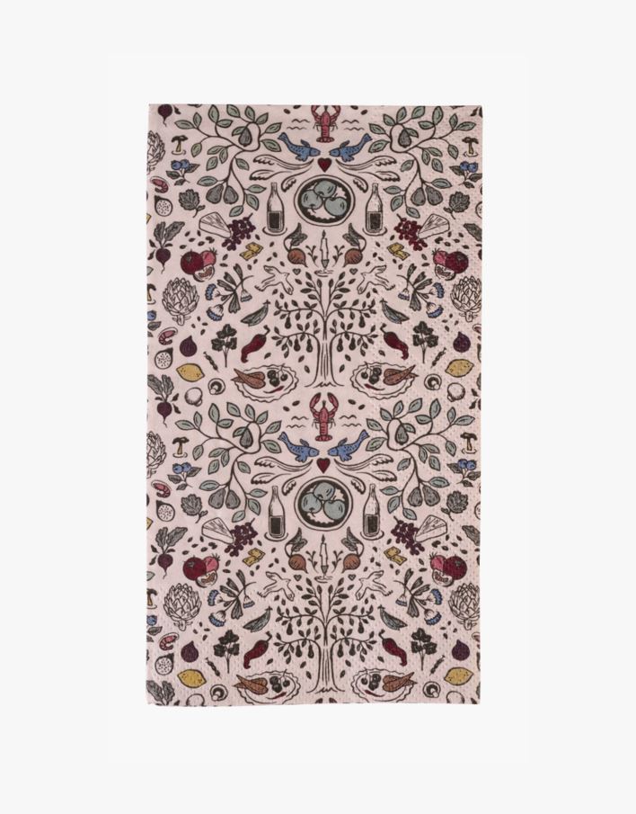 Pabersalvrätik mitmevärviline - 33x42 cm mitmevärviline - 1