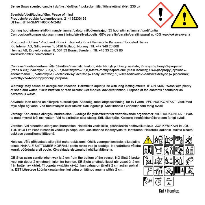 Lõhnaküünal mitmevärviline/pruun - 3