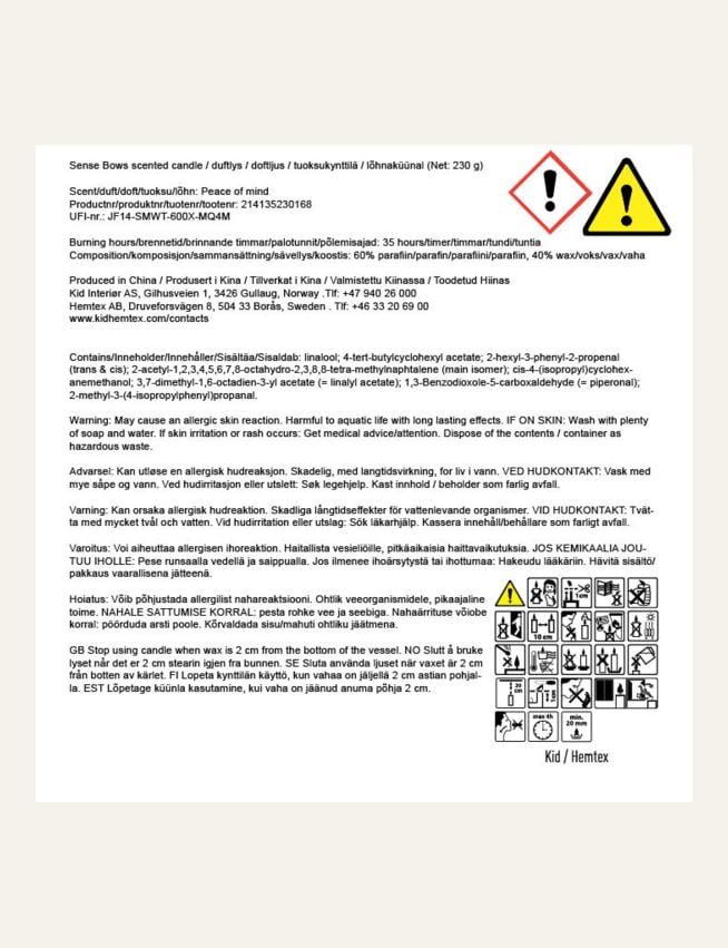 Lõhnaküünal mitmevärviline/pruun - 3