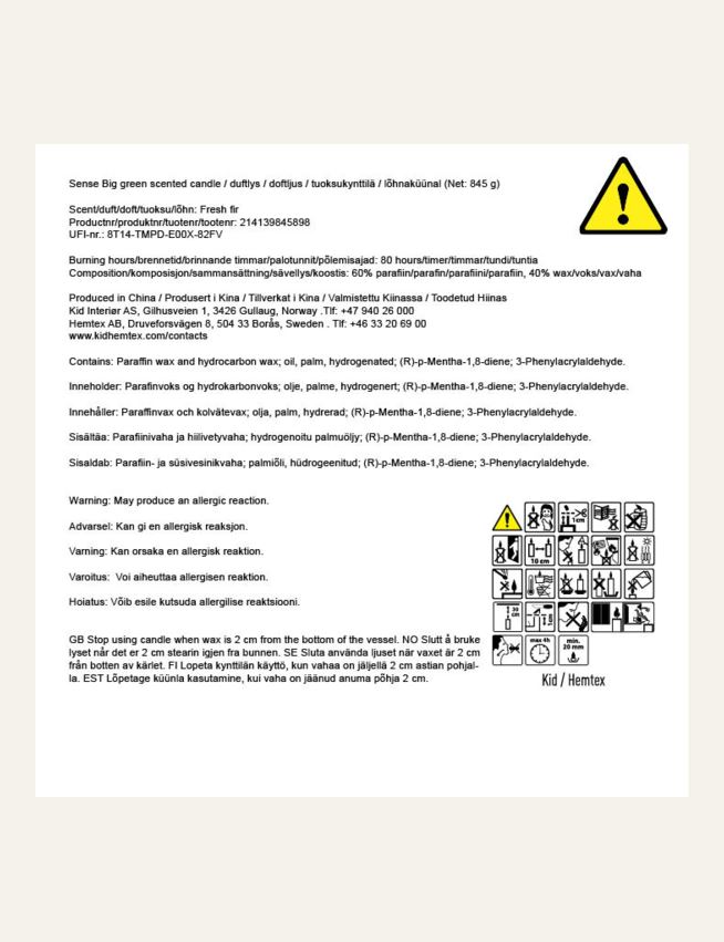 Lõhnaküünal tumeroheline - 2
