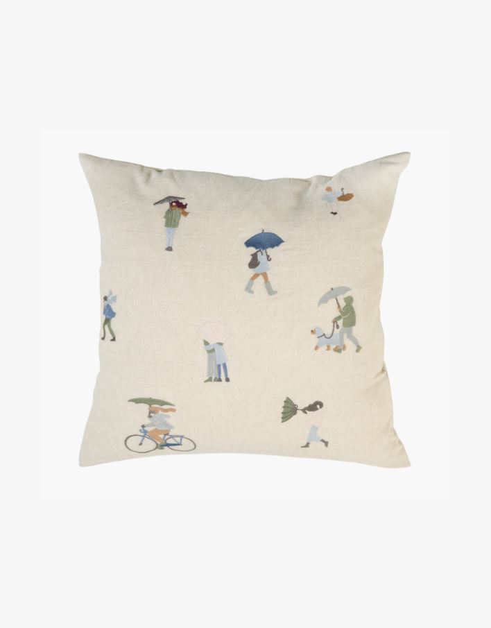 Dekoratiivpadja kate mitmevärviline/sinine - 50x50 cm mitmevärviline/sinine - 1