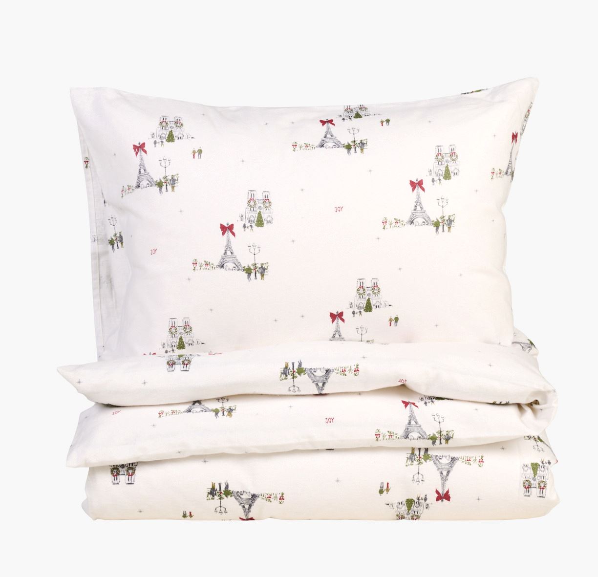 Flanell voodipesukomplekt mitmevärviline - 150x210 cm mitmevärviline - 1