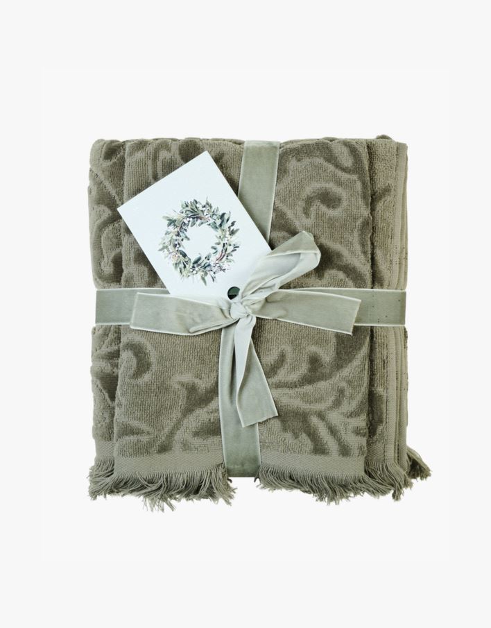 Käterätikute komplekt oliiviroheline - 70x140cm/40x60cm oliiviroheline - 1