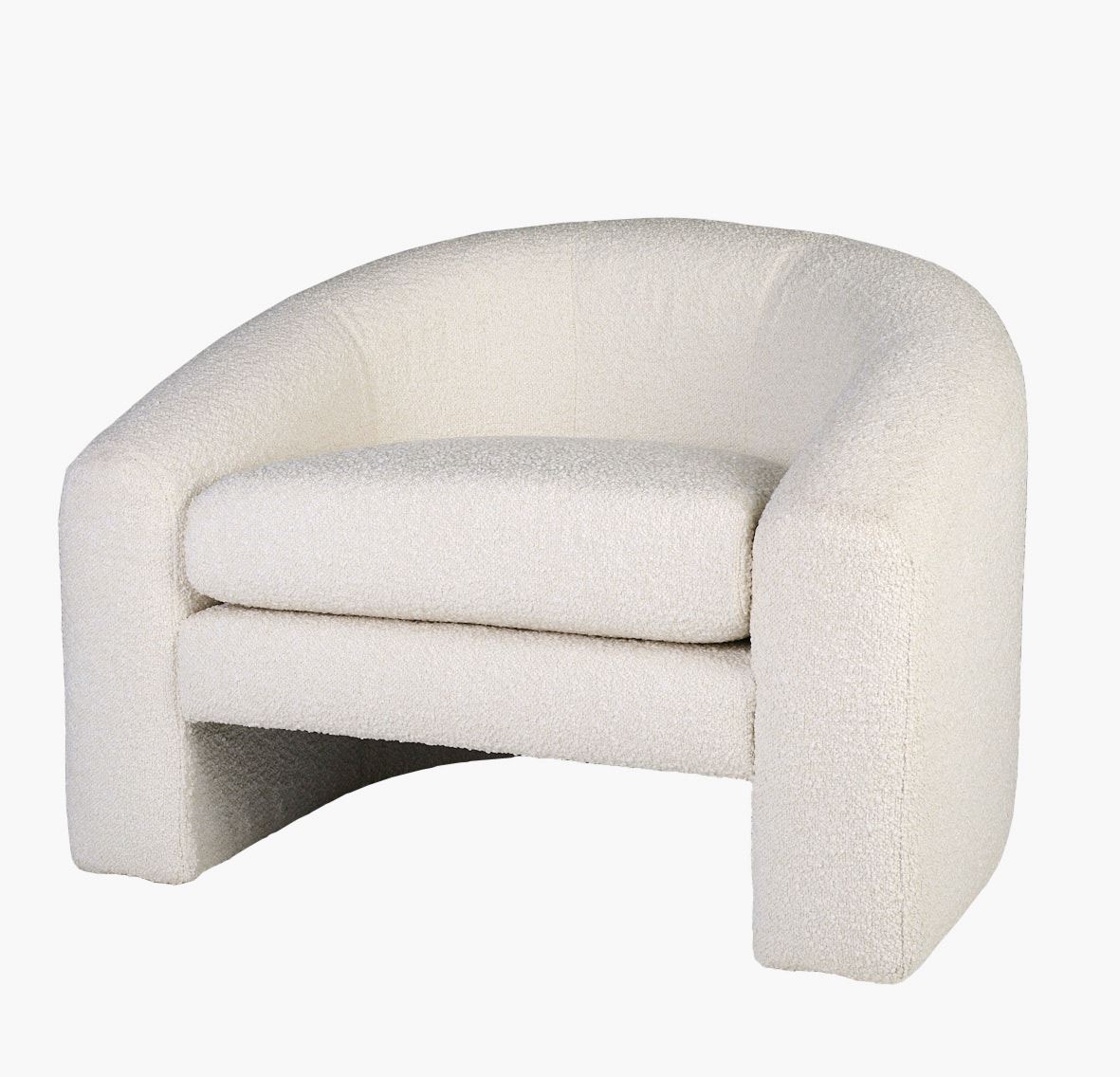 Lounge tool valge - 96x79x68 cm valge - 1