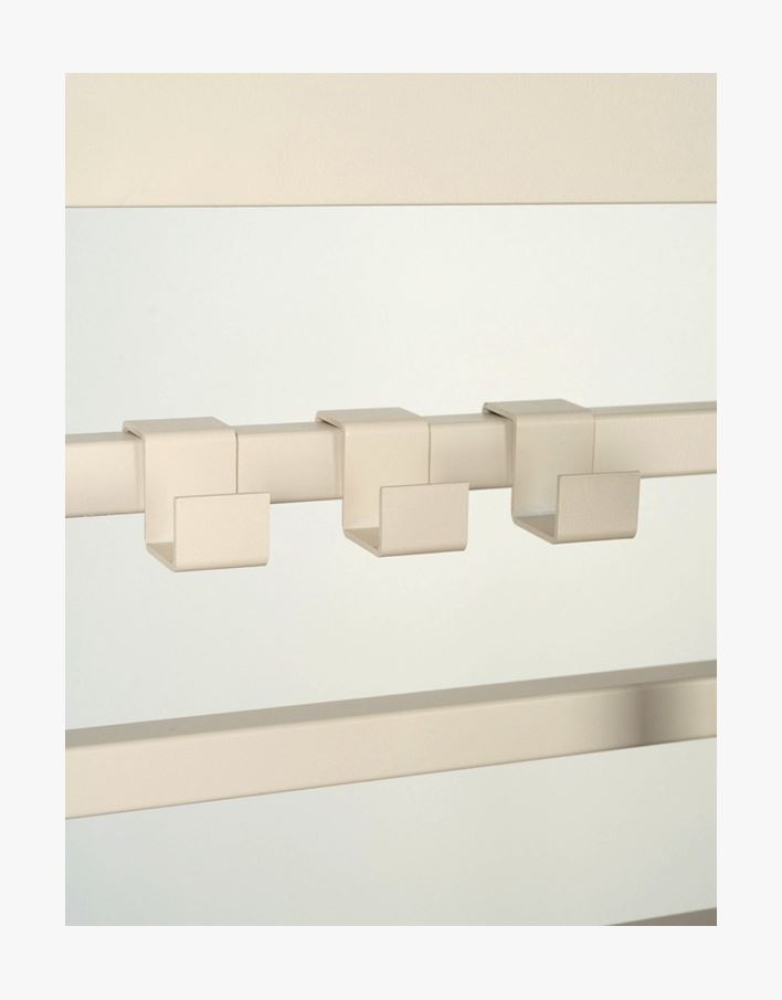 Väliköögi konksukomplekt kreemikas - 5,3x2,5x3,2 cm kreemikas - 1