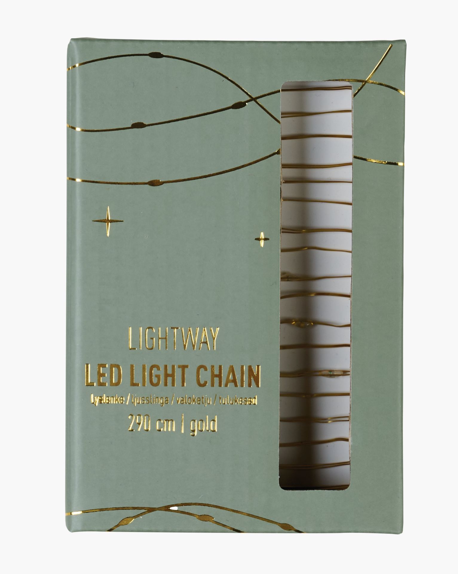 Led-tulukesed kuldne - 290 cm kuldne - 1