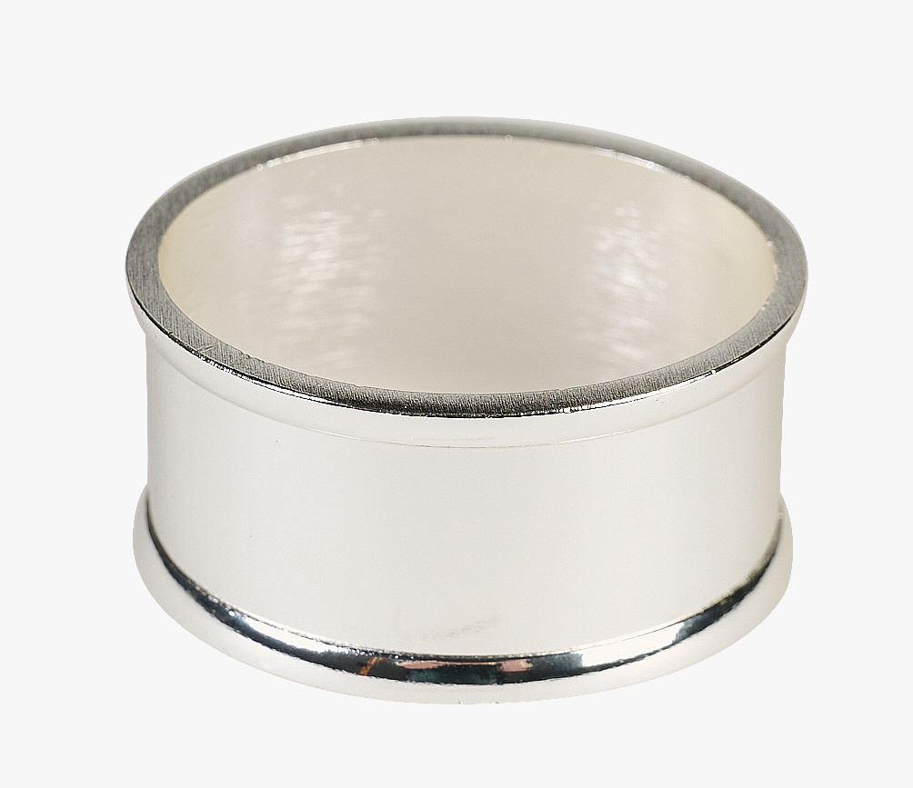 Salvrätikurõngas hõbedane - ø5,5 cm hõbedane - 1