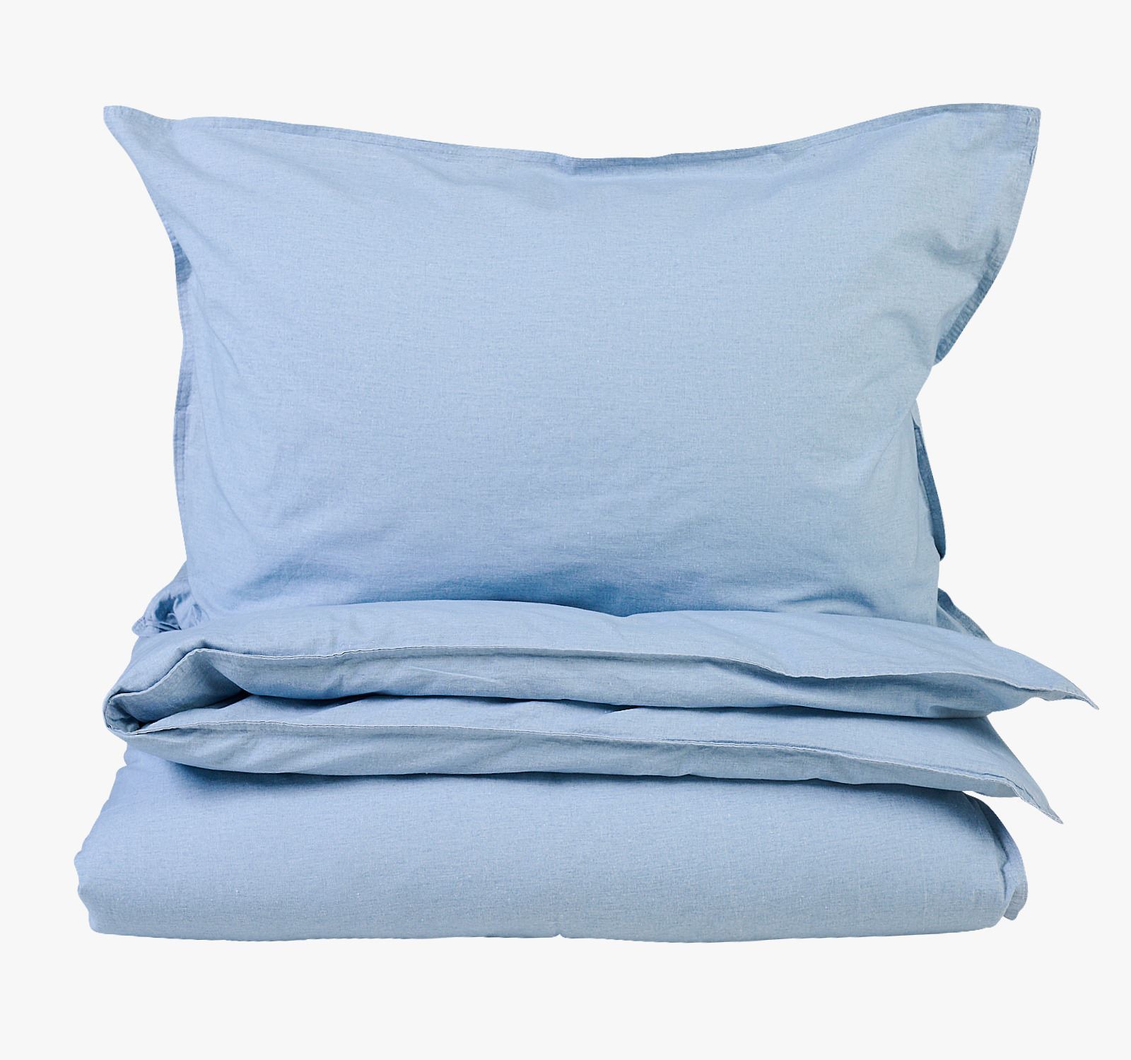Voodipesukomplekt puuvillane sinine - 150x210 cm sinine - 1