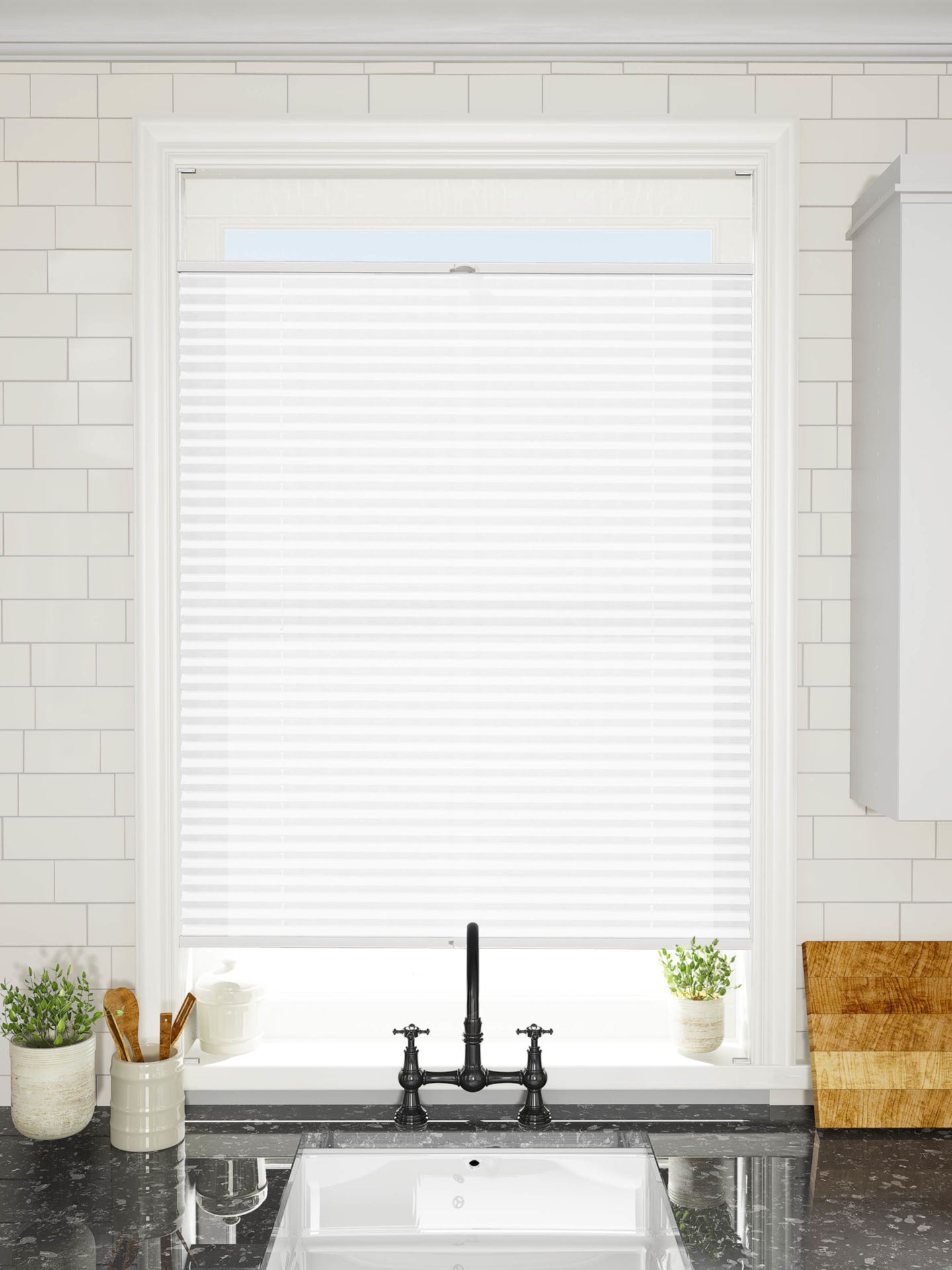 Ülalt-alt avanev  topeltvoldikkardin 25 mm mitmevärviline - 25 mm mitmevärviline - 1