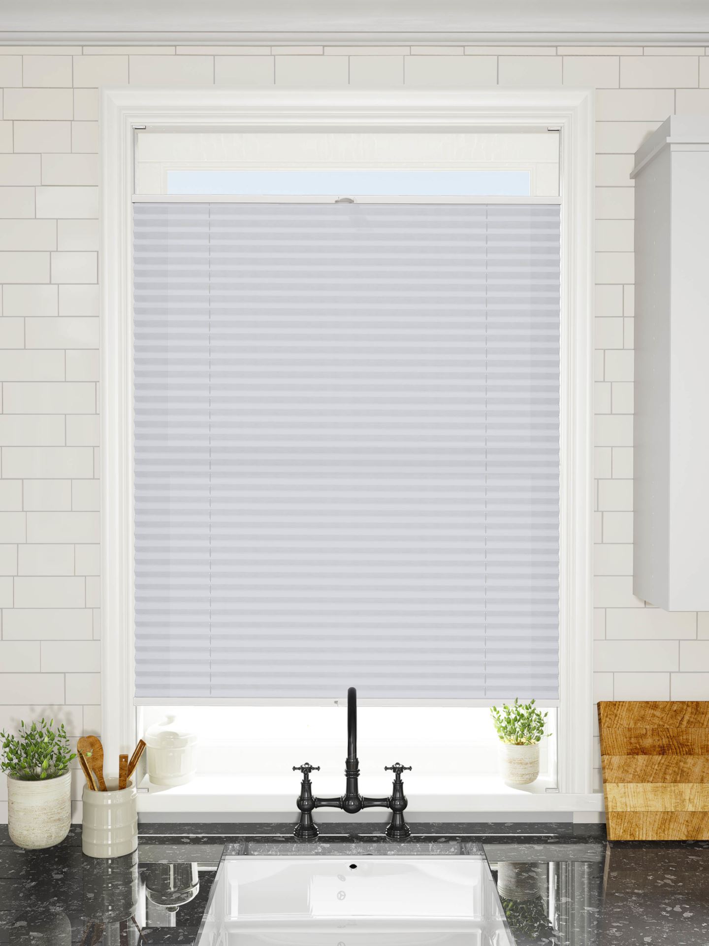 Premium ülalt-alt avanev  voldikkardin 25 mm mitmevärviline - 25 mm mitmevärviline - 1