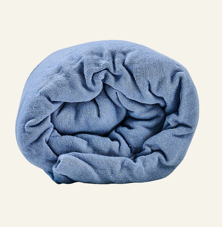 Voodilina kummiga sinine - 3