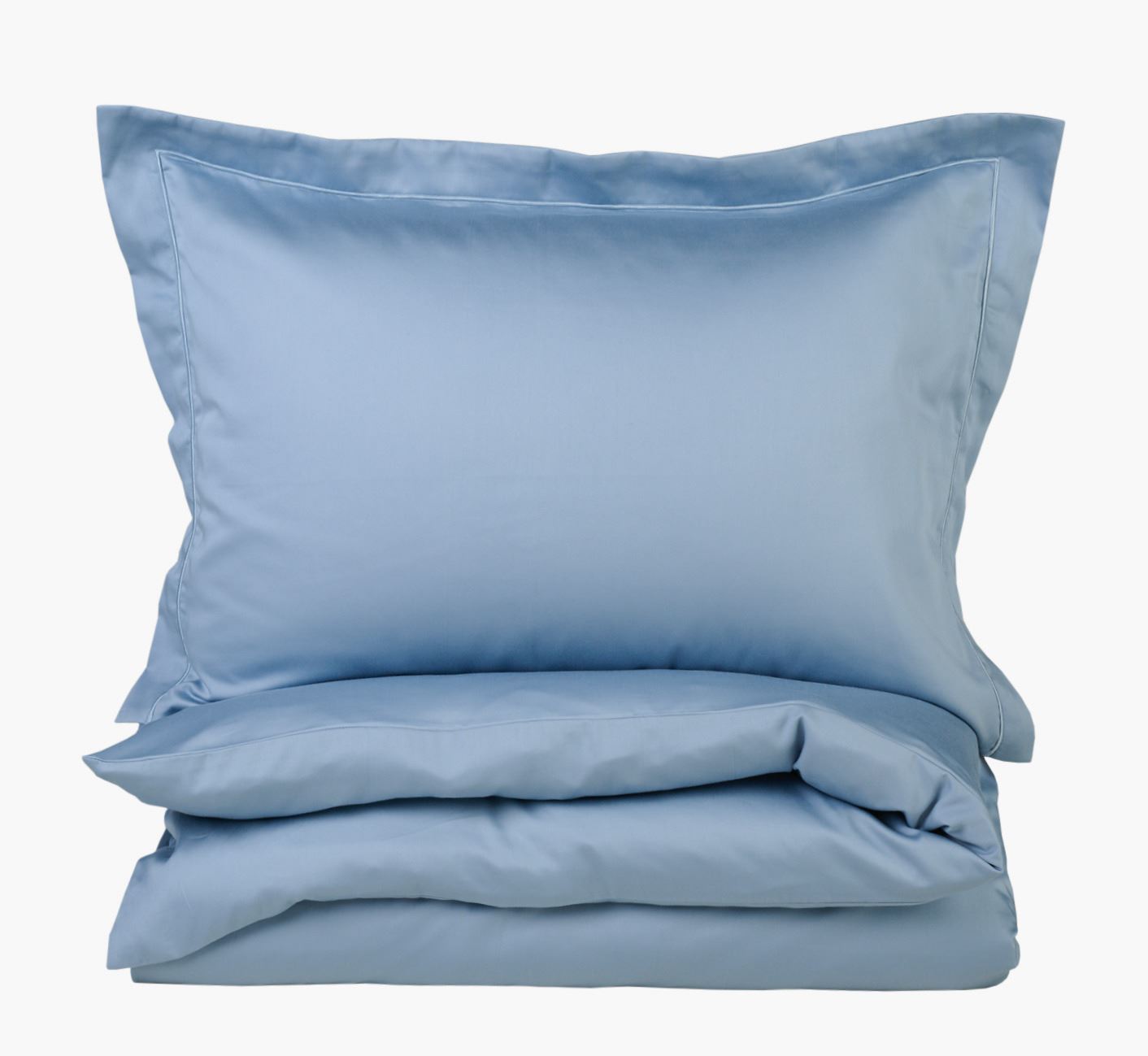 Voodipesukomplekt egiptuse puuvill taevasinine - 230x220 cm taevasinine - 1