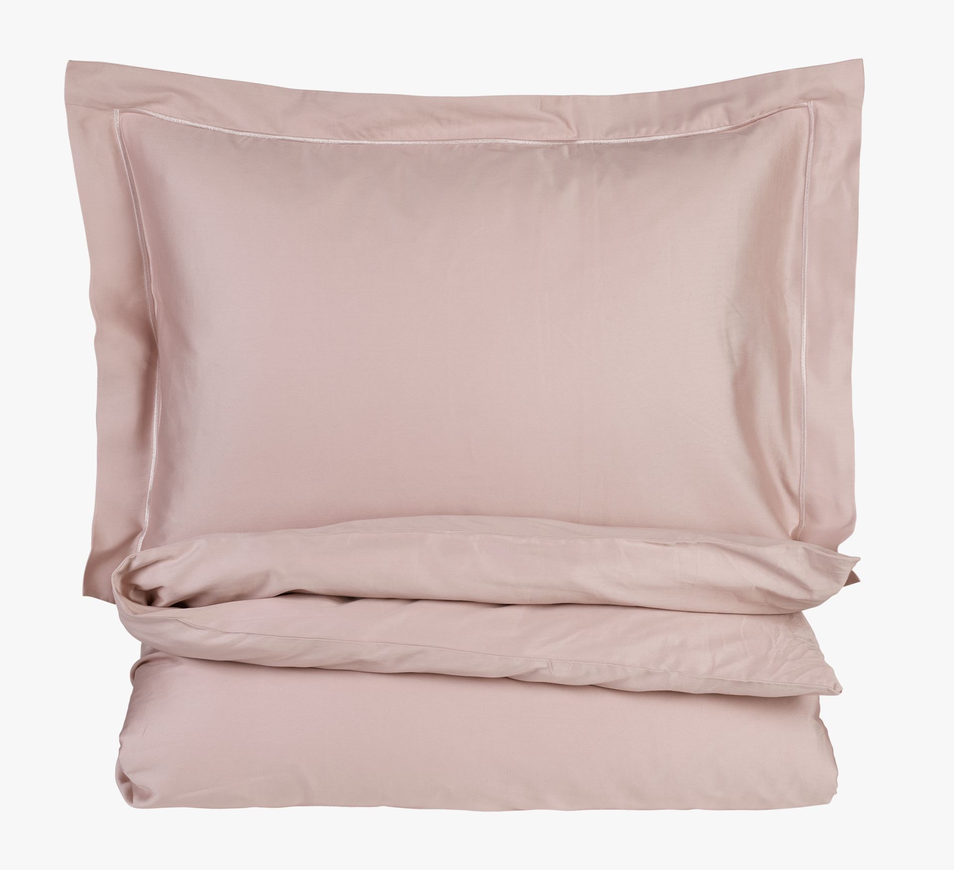 Voodipesukomplekt egiptuse puuvill heleroosa - 230x220 cm heleroosa - 1