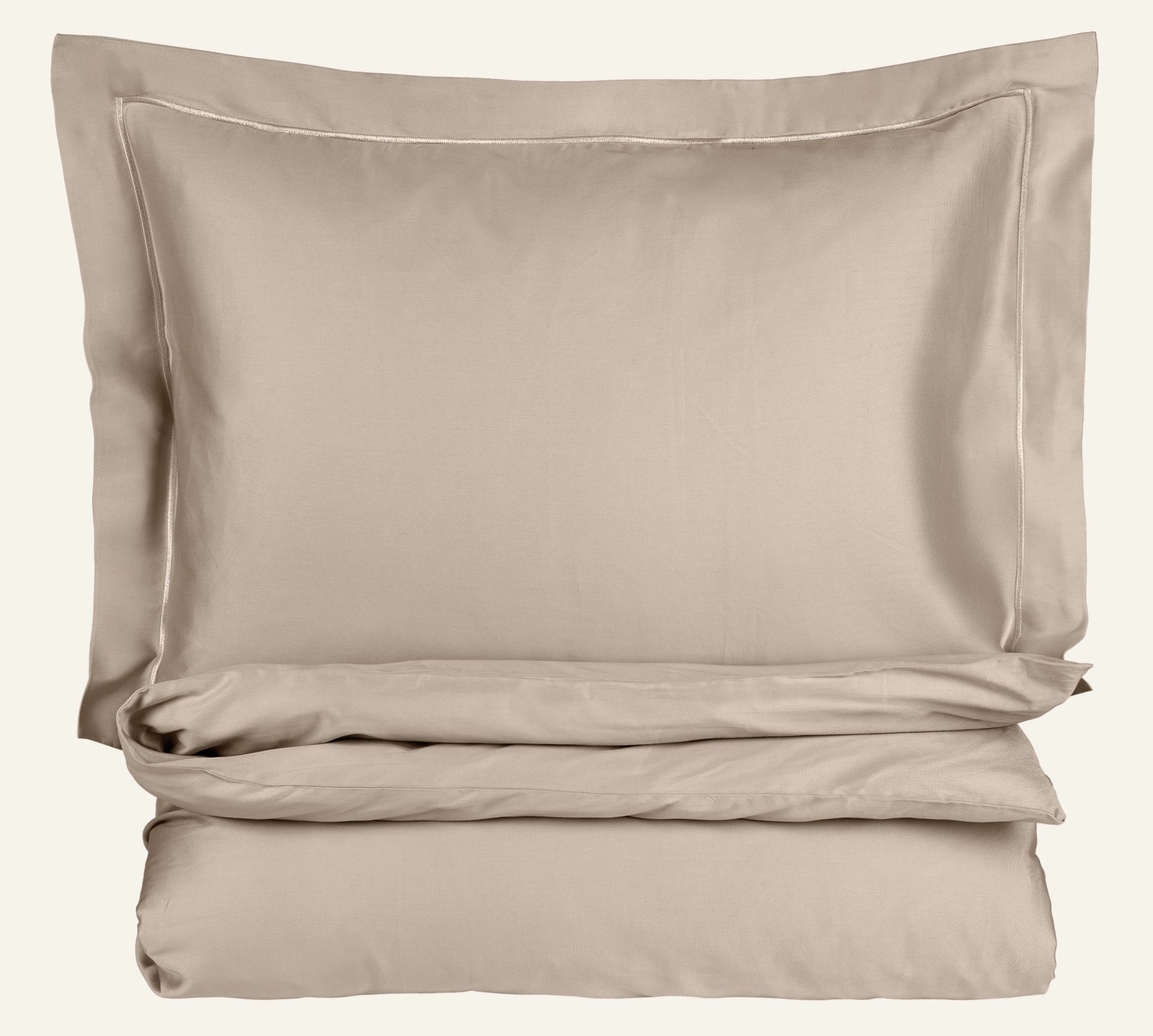 Voodipesukomplekt egiptuse puuvill sand - 230x220 cm/50x60 cm sand - 1