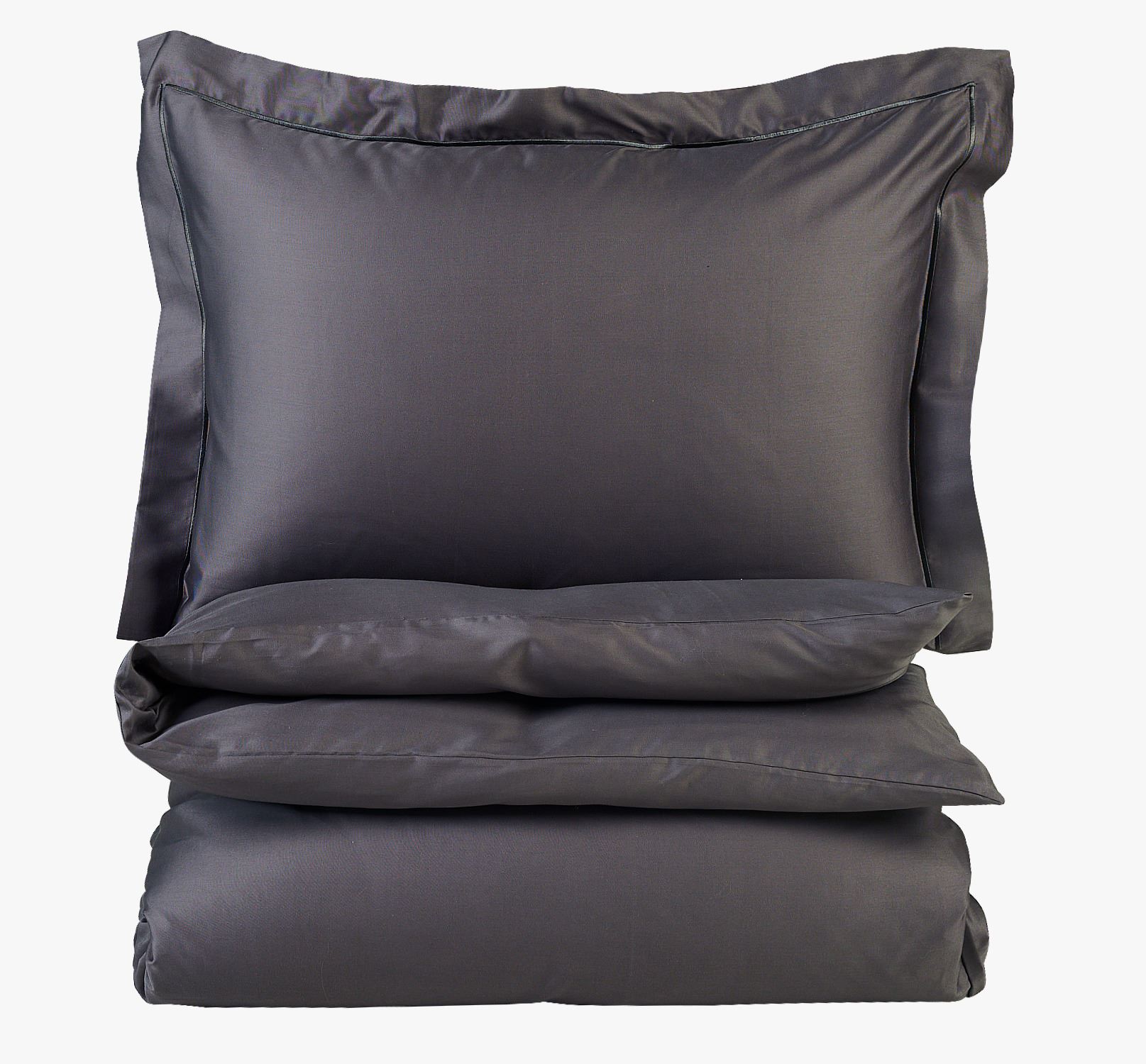 Voodipesukomplekt egiptuse puuvill hall - 230x220 cm hall - 1