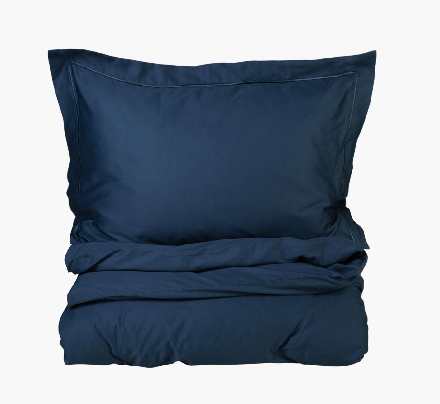 Voodipesukomplekt egiptuse puuvill udusinine - 150x210 cm udusinine - 1