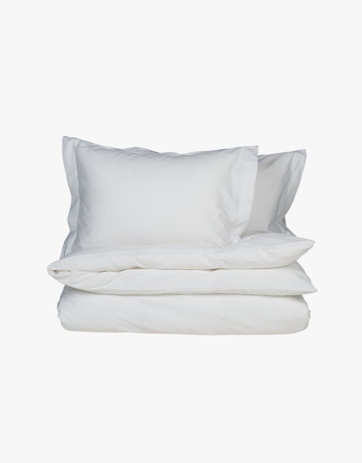 Voodipesukomplekt egiptuse puuvill valge - 150x210 cm valge - 1