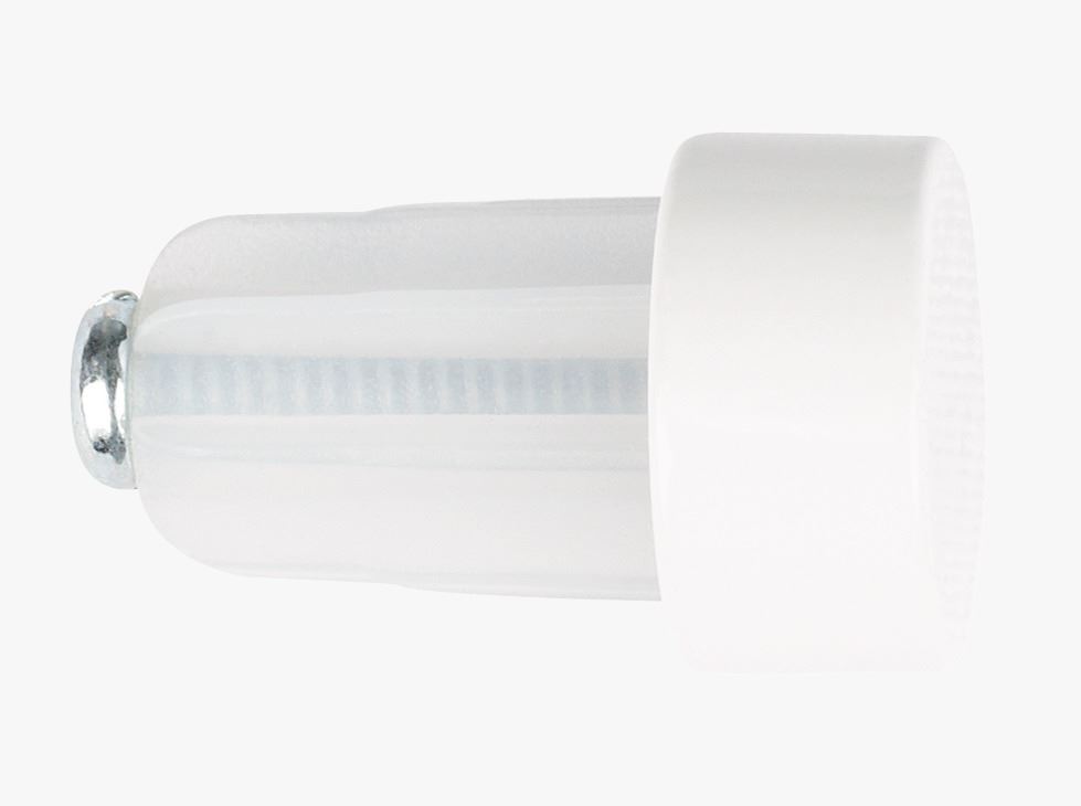 Otsanupp 2tk valge - 22/25 mm valge - 1