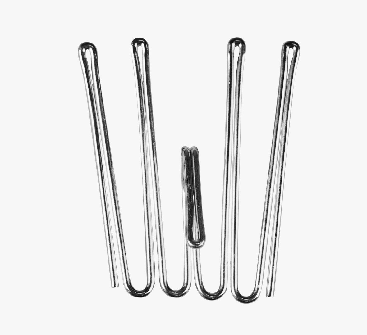 Madal kardinakonks hõbedane - 10 stk hõbedane - 1