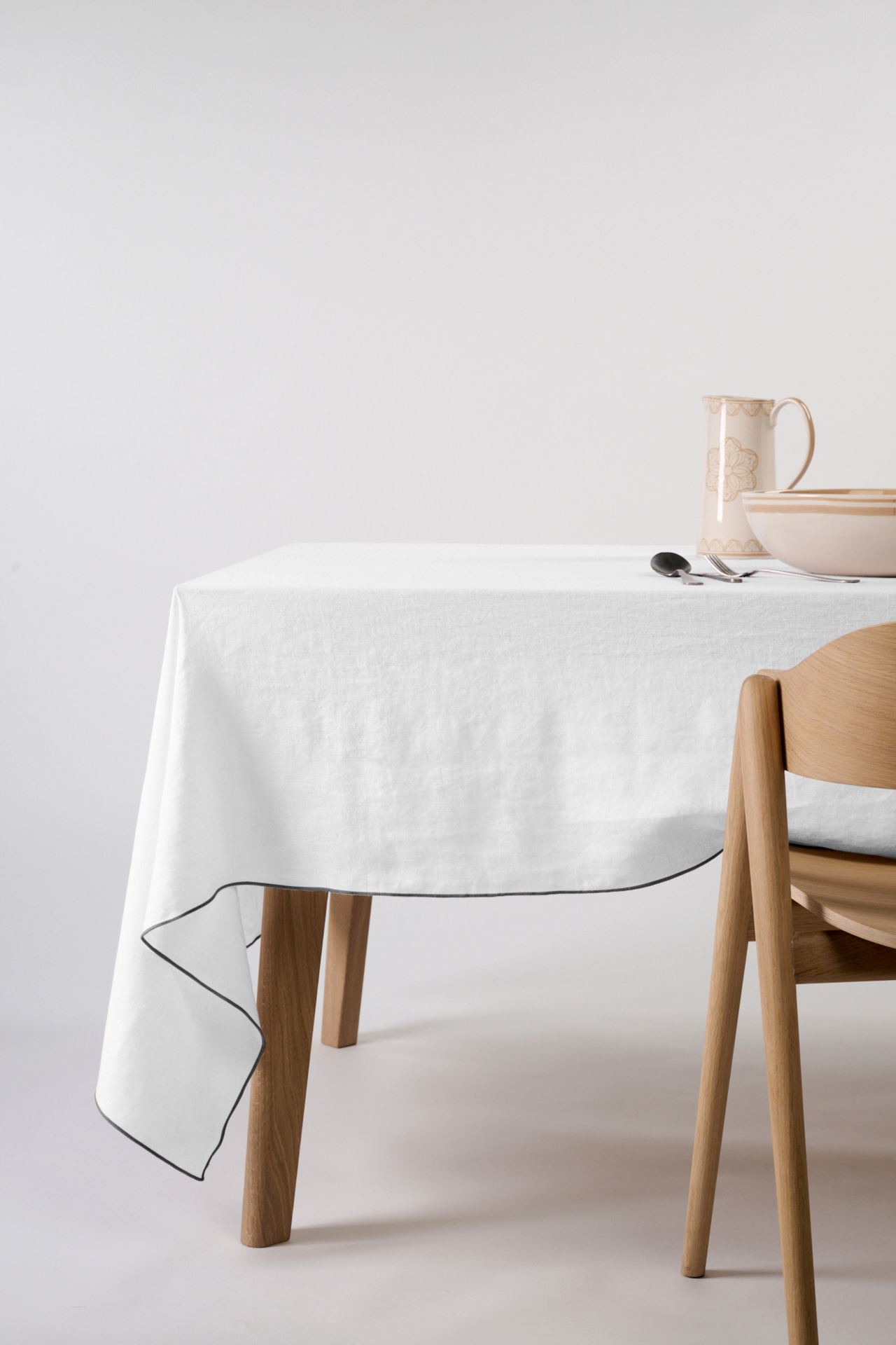 Linane laudlina valge - 140x250 cm valge - 1