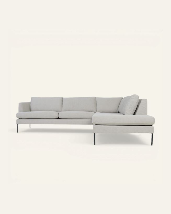 Diivan avatud ots paremal beež - 269x220x80 cm beež - 1