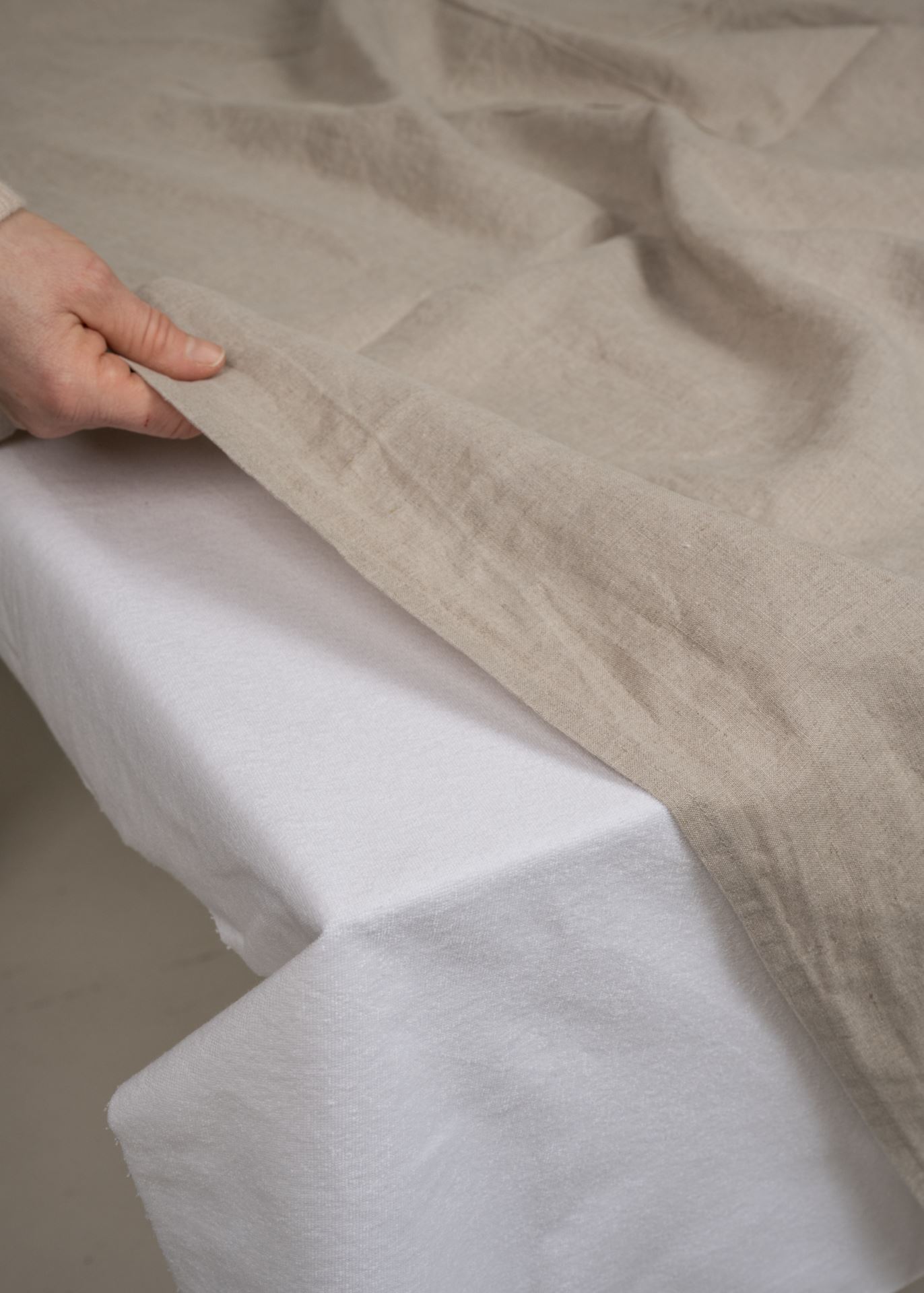 Lauakaitse valge - 140x300 cm valge - 1