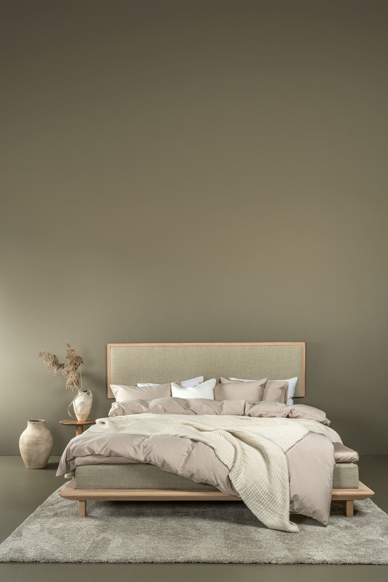 Voodipesukomplekt satiinpuuvillane sand - 2