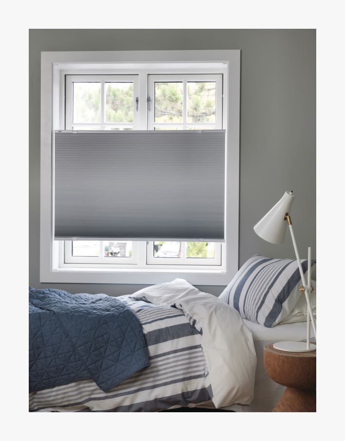 Pimendav topelt voldikkardin valge - 60x160 cm valge - 1