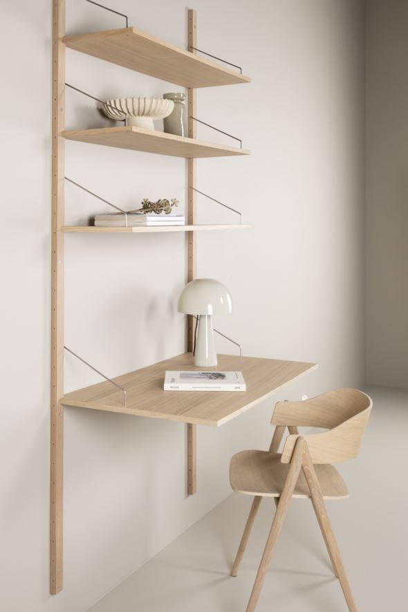 Kirjutuslaud naturaalne toon - 100x60x2 cm naturaalne toon - 1