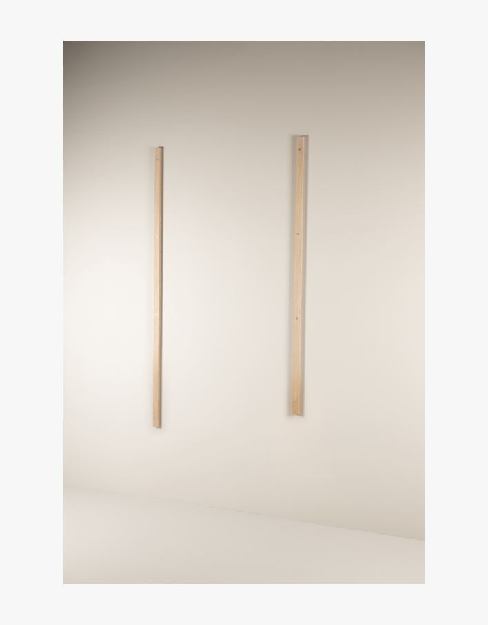 Riiulisüsteemi stardikomplekt pikk naturaalne toon - 4x220x2,5 cm naturaalne toon - 1