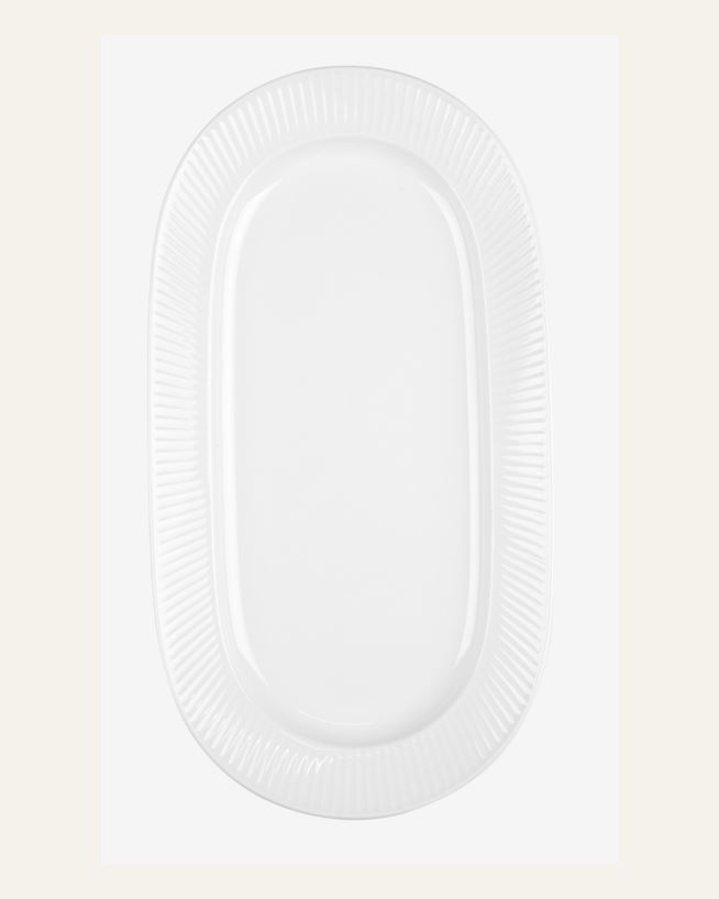 Taldrik valge - 35,5x19,2cm valge - 1