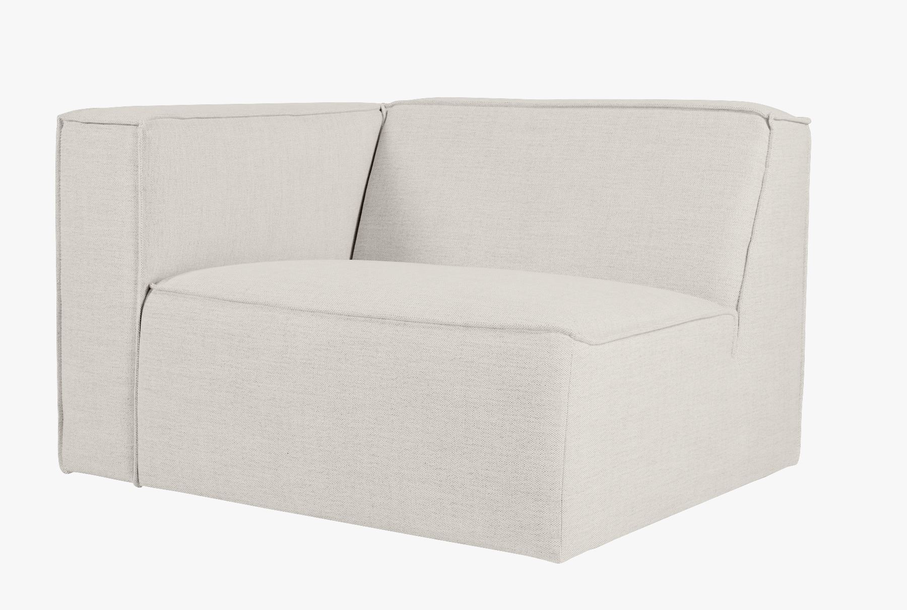 1,5-kohaline mooduldiivan /käetugi vasakul naturaalne toon - 110x93x73 cm naturaalne toon - 1