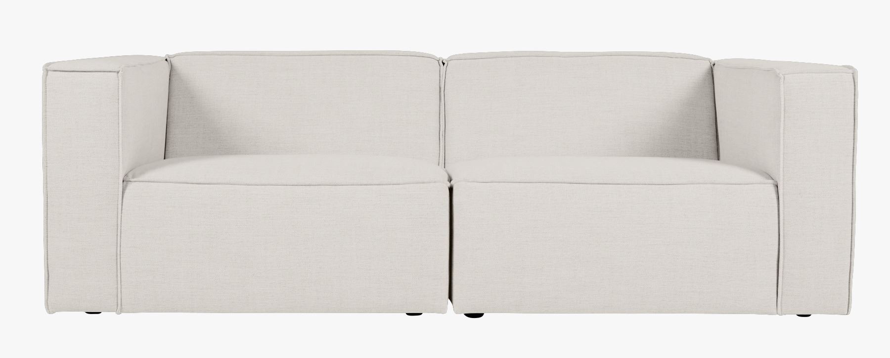 2-kohaline mooduldiivan käetoega naturaalne toon - 220x93x73 cm naturaalne toon - 1