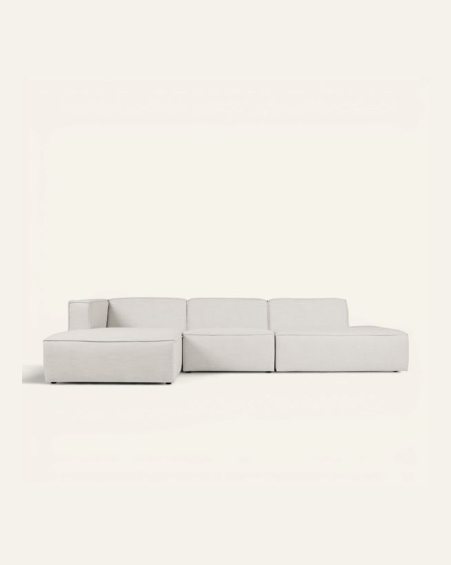 Mooduldiivan 3-osaline avatud ots paremal naturaalne toon - 338x153x73 cm naturaalne toon - 1