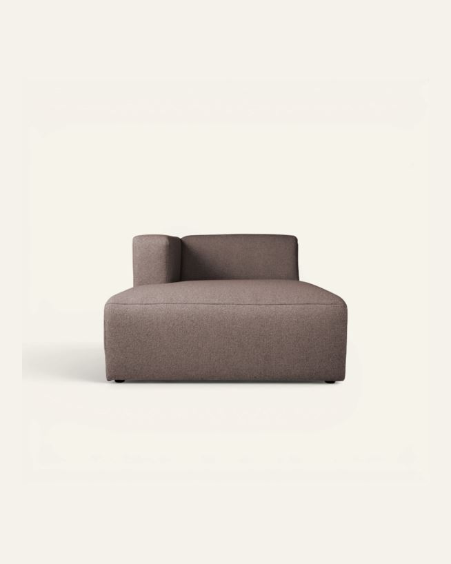 Moodul šezlong vasak pruun - 154x114x73 cm pruun - 1