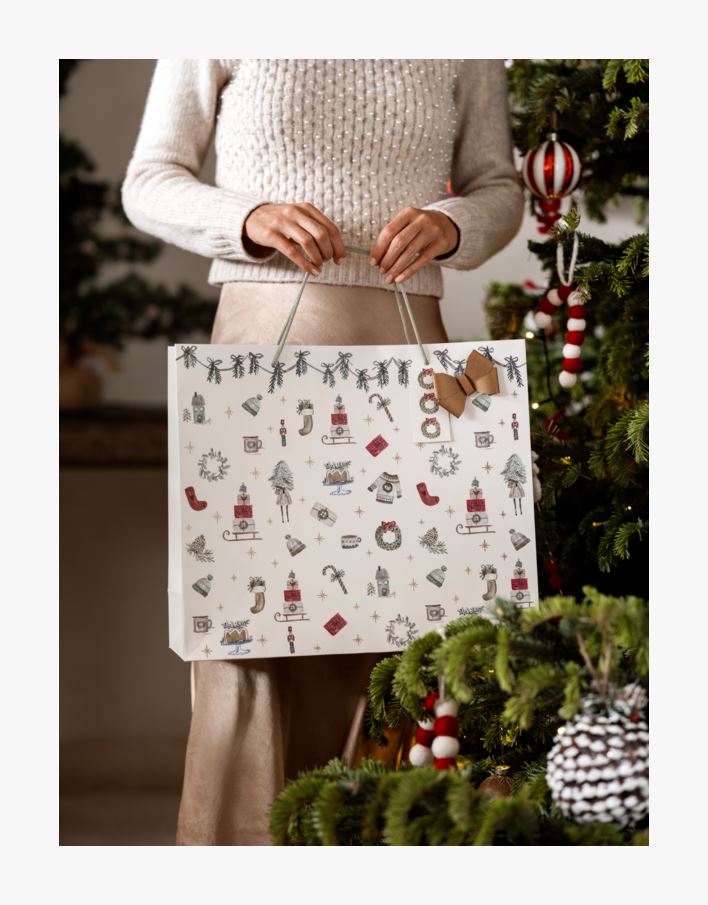 Kinkekott loodusvalge - 36x42x14 cm loodusvalge - 1