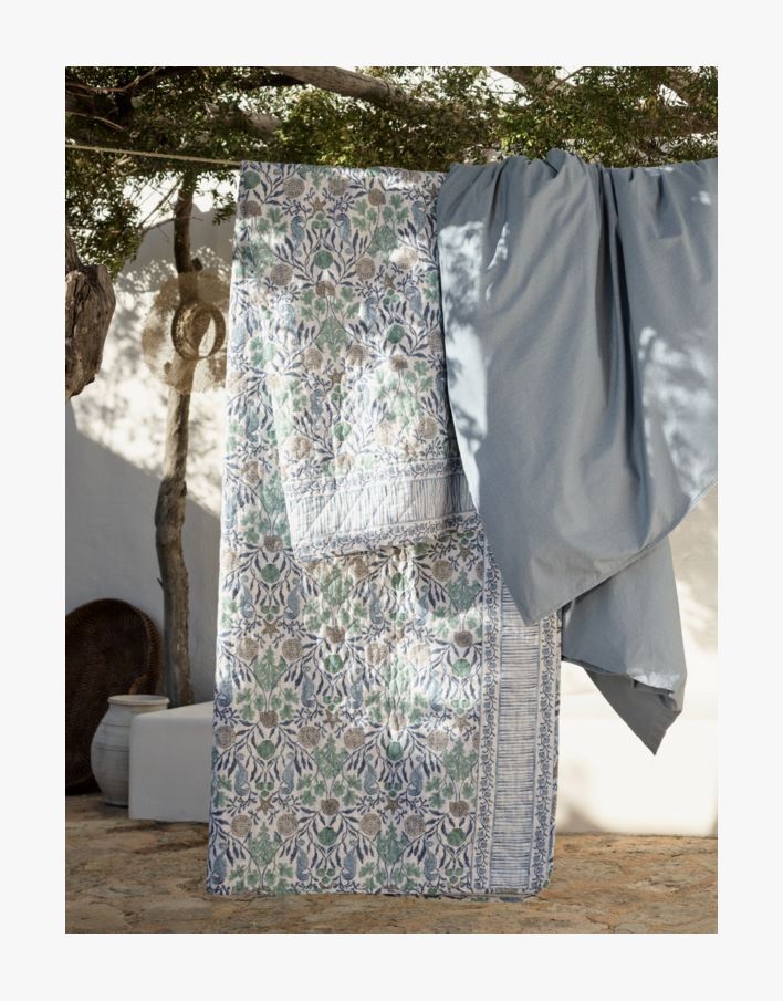 Päevatekk mitmevärviline/sinine - 150x240 cm mitmevärviline/sinine - 1