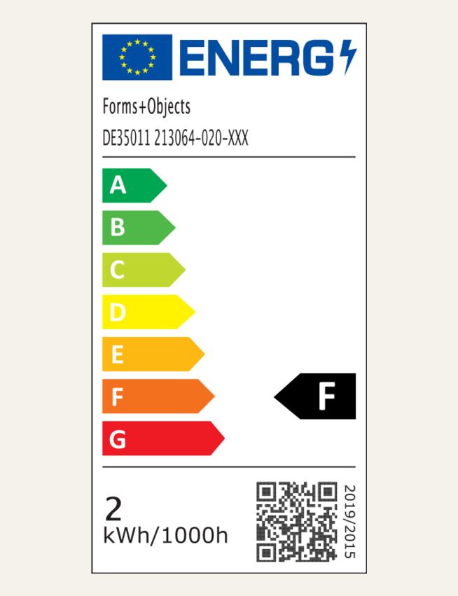 Led laualamp messing - 4