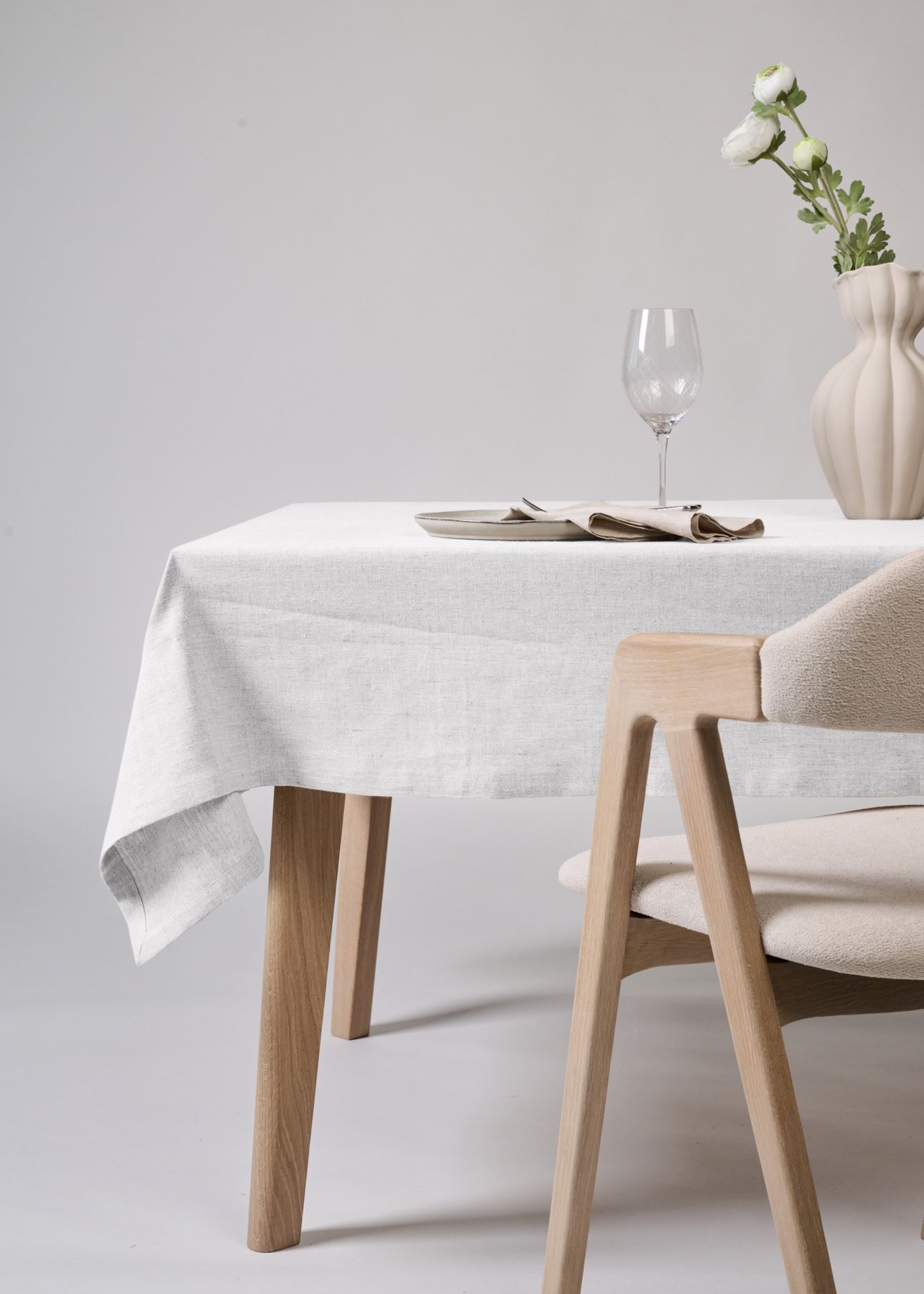 Linane laudlina valge - ø175 cm valge - 1