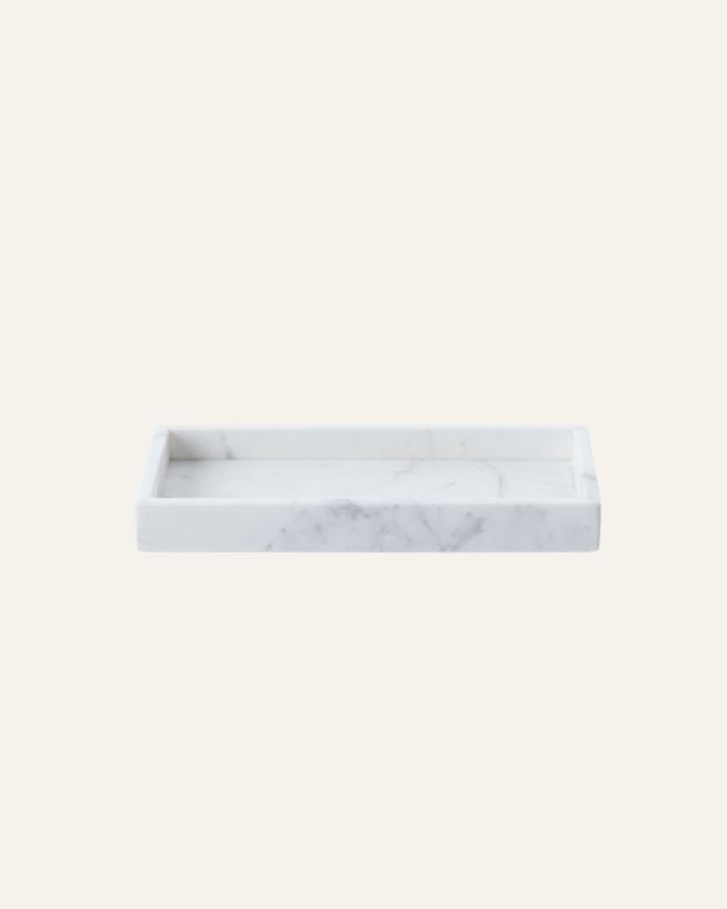 Marmor lai valge - 11x22x3 cm valge - 1