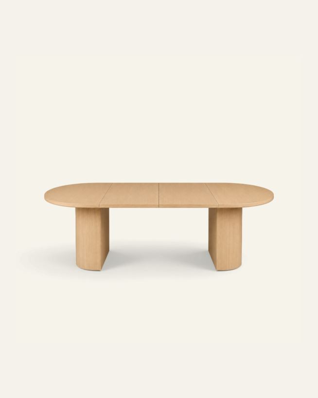Söögilaud naturaalne toon - ø127 cm naturaalne toon - 1