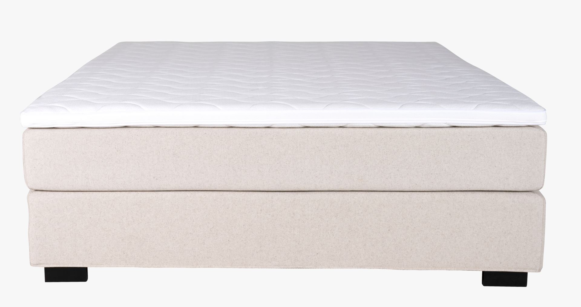 Kontinentaalvoodi jäik naturaalne toon - 160x200cm naturaalne toon - 1