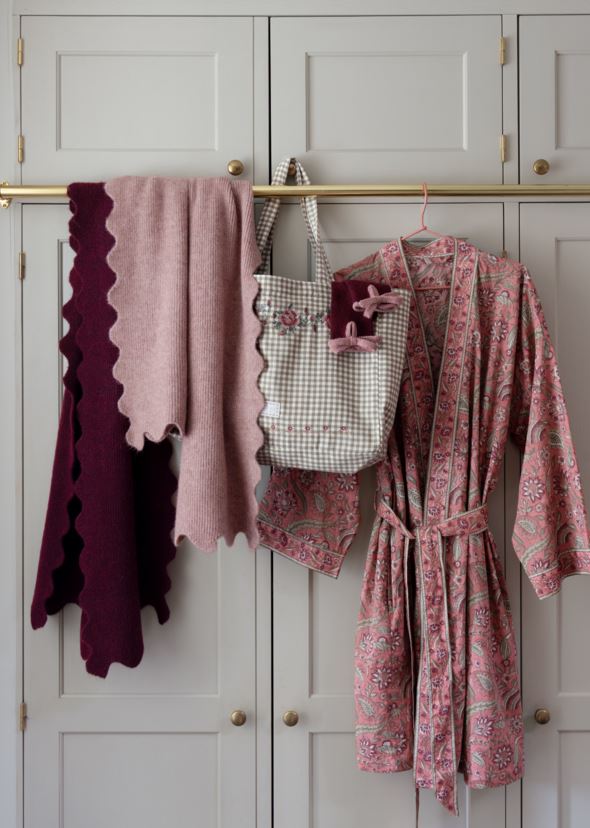 Kimono mitmevärviline/roosa - 2